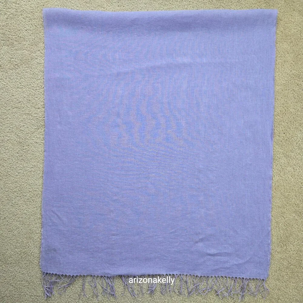 Lavender Linen Scarf Purple Charter Club